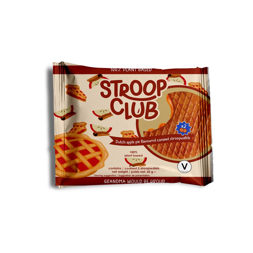 Apple Pie Caramel Plant-Based Stroopwafel 2-pack 60g
