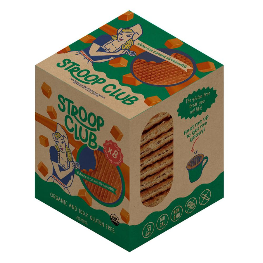 Gluten Free Traditional Caramel Stroopwafel 8-pack 240g