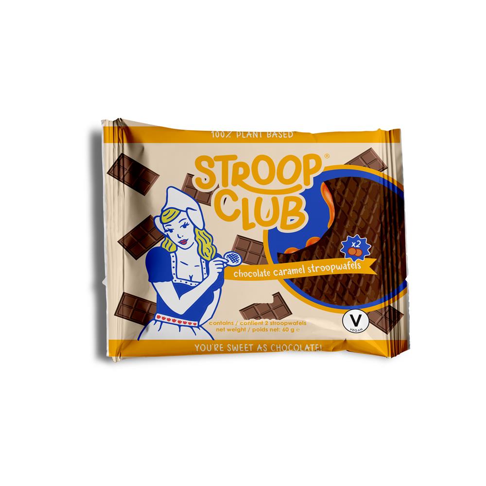 Plant Based Chocolate Caramel Stroopwafel 2-pack 65g