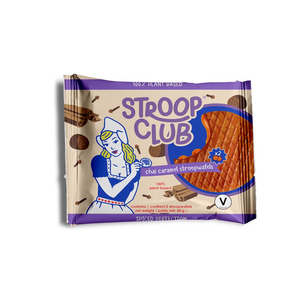 Plant Based Chai Caramel Stroopwafel 2-packs 60g