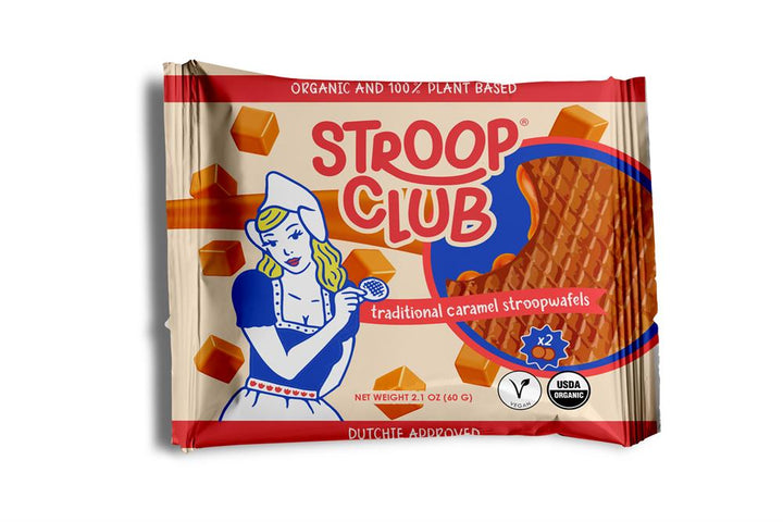 Plant Based Traditional Caramel Stroopwafel 2-pack 60g