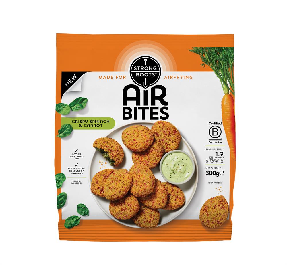 Strong Roots AirBites Crispy Spinach & Carrot 300g