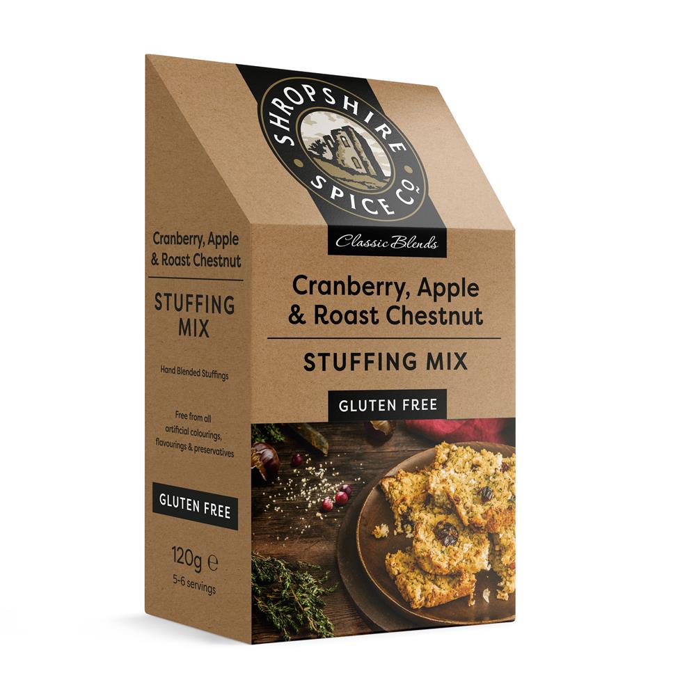 Shropshire Spice GF Cranberry Apple & Chestnut Stuffing 120g