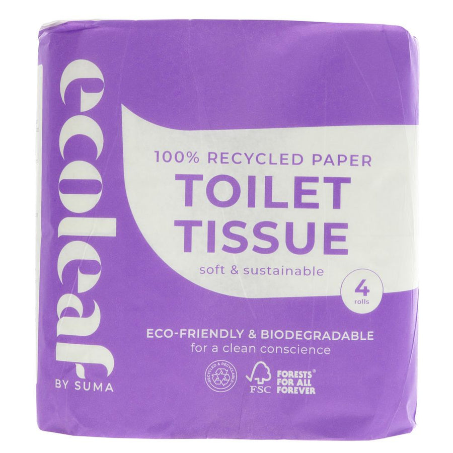 Ecoleaf Toilet Tissue 4 Pack