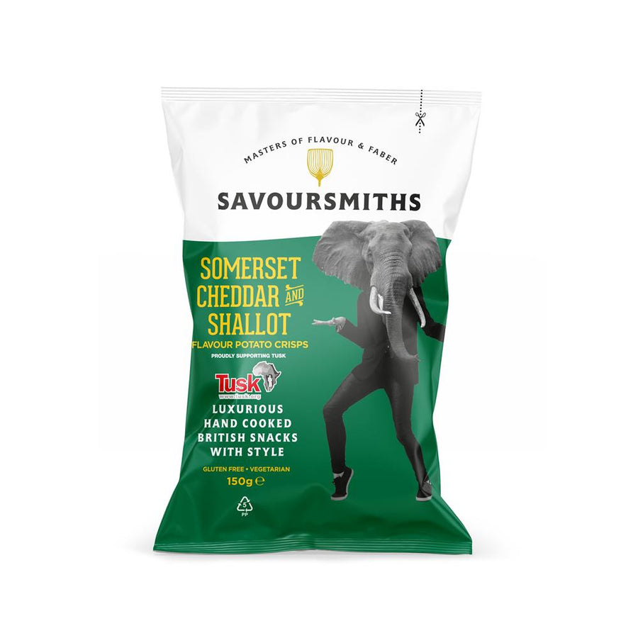 Savoursmiths Somerset Cheddar & Shallot Potato Crisps 150g
