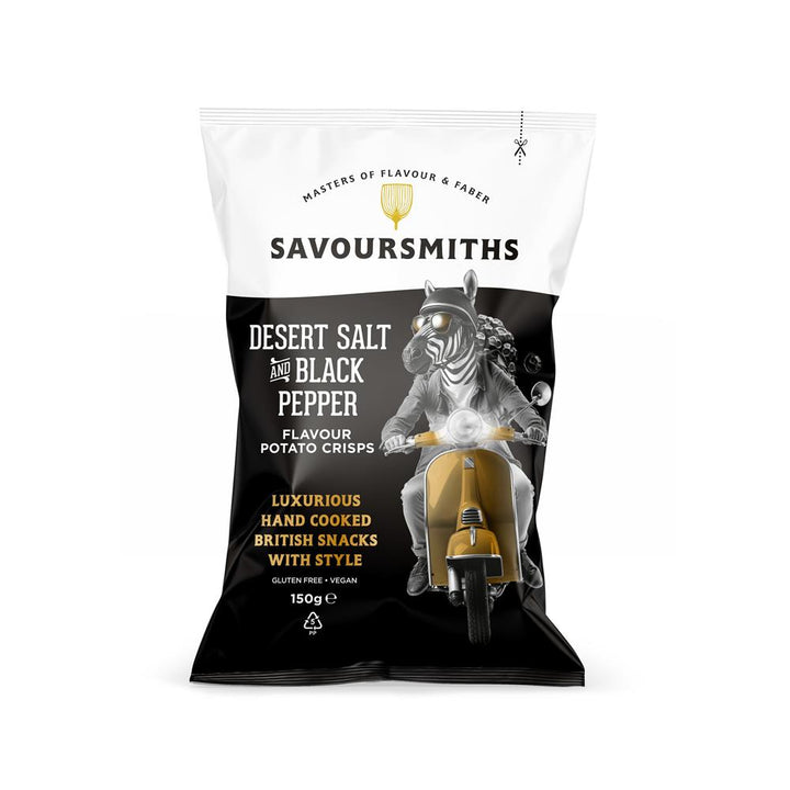Savoursmiths Desert Salt and Black Pepper Potato Crisps 150g