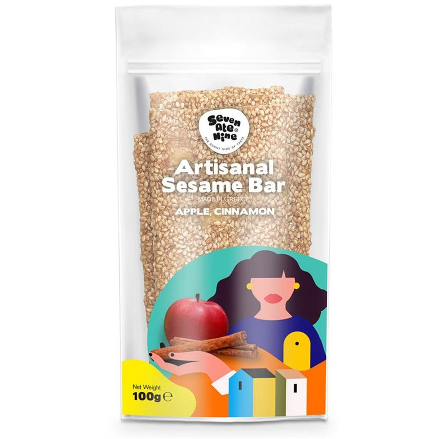 Sesame Bar Apple and Cinnamon x 4 Bars 100g