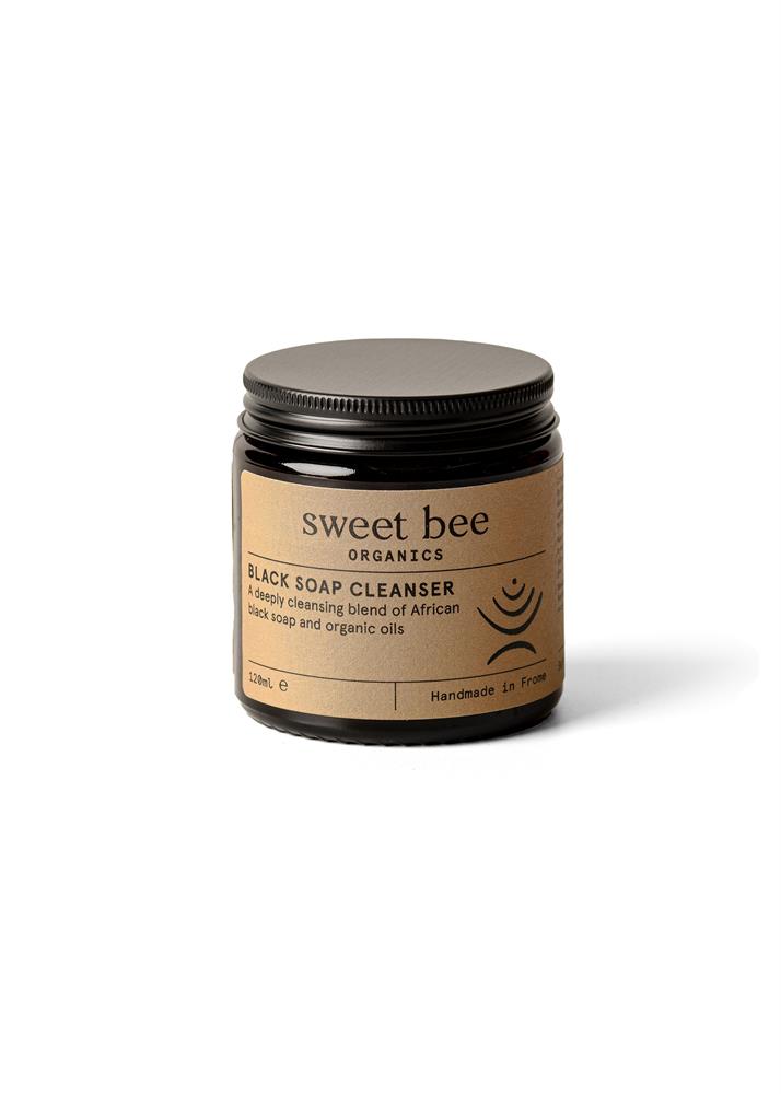 Sweet Bee Black Soap Cleanser 120ml Natural