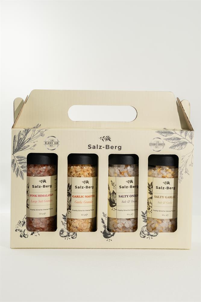 Salz-Berg Gift Box Garlic Lovers Grinder 365g