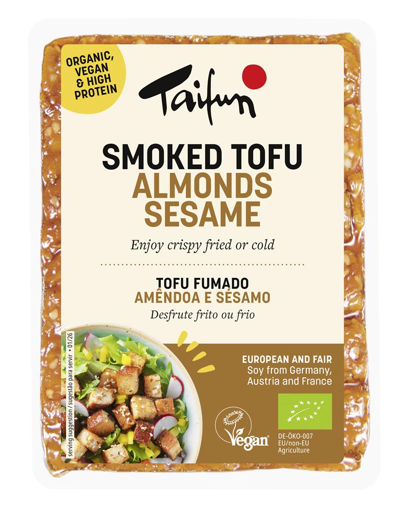 Taifun Organic Smoked Tofu Almond and Sesame 220g