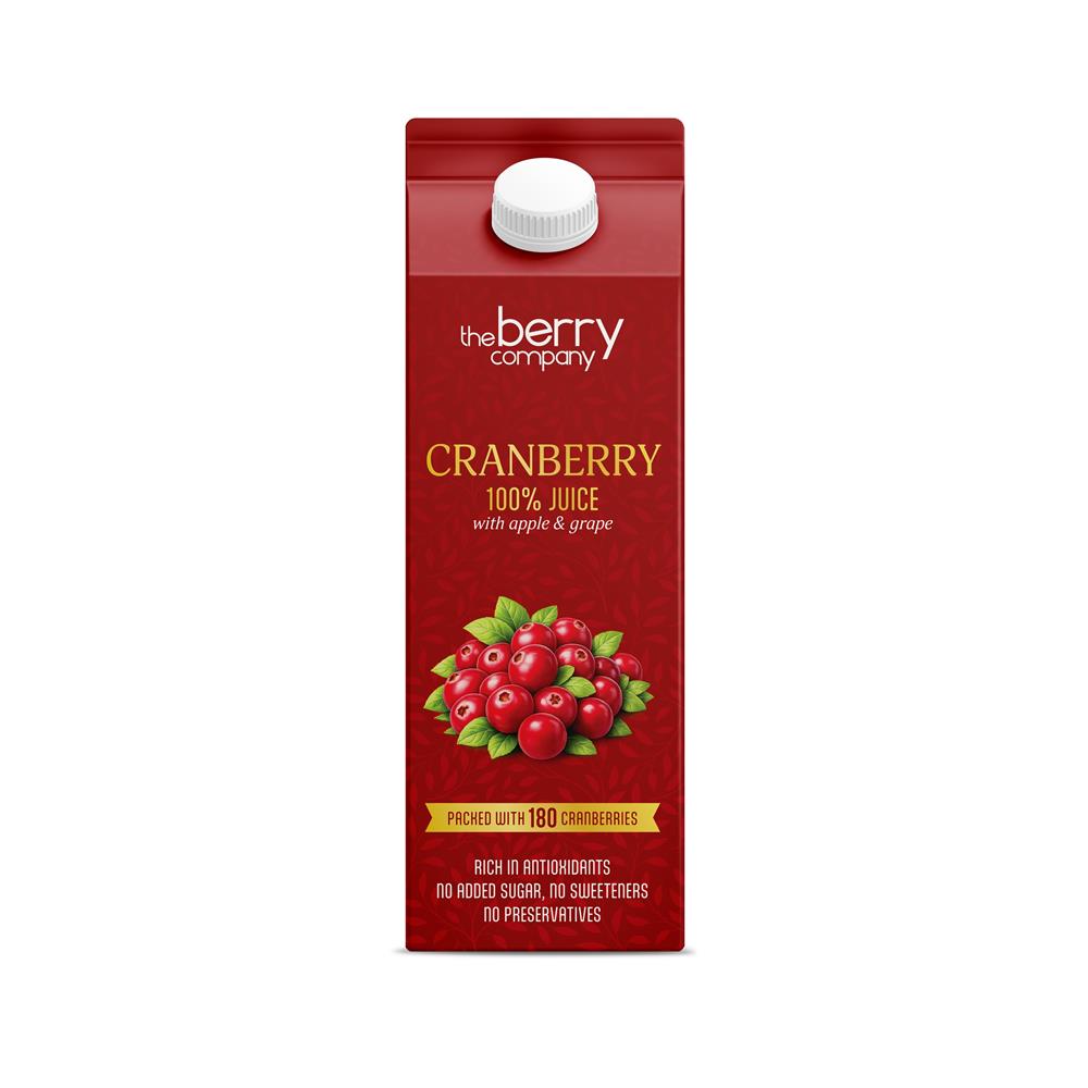 Cranberry Juice Drink 1L 100% Range