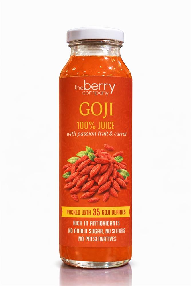 Goji Berry Juice Drink Glass Bottle 250ml