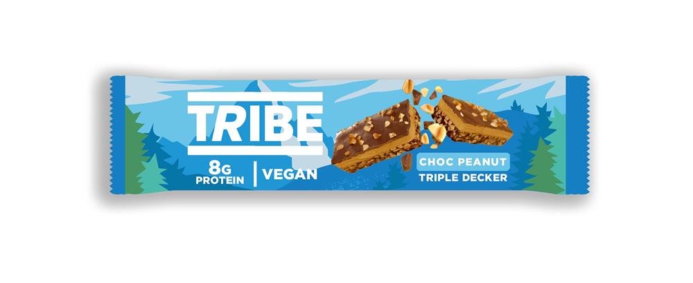Triple Decker Vegan Chocolate Peanut Butter Plant Protein Bar 40g