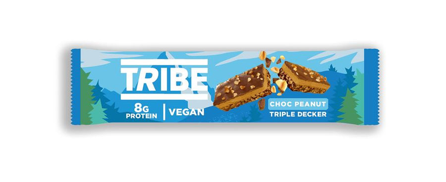 Triple Decker Vegan Chocolate Peanut Butter Plant Protein Bar 40g