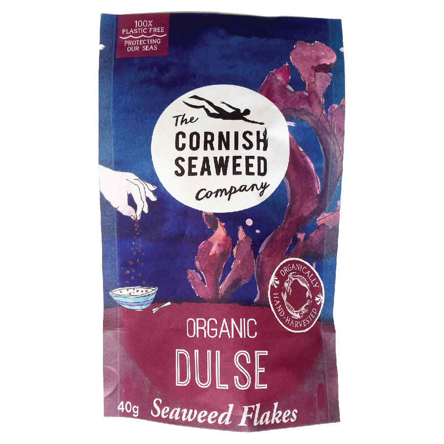 The Cornish Seaweed Company Flaked Organic Dulse Flakes 40g