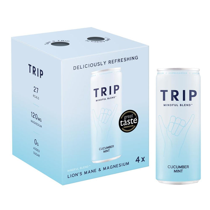 TRIP Cucumber Mint Mindful Blends Multipack 4 x 250ml