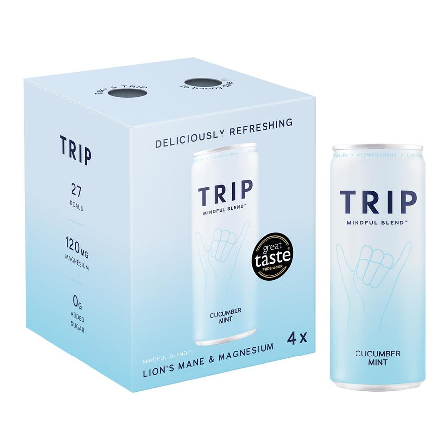 TRIP Cucumber Mint Mindful Blends Multipack 4 x 250ml
