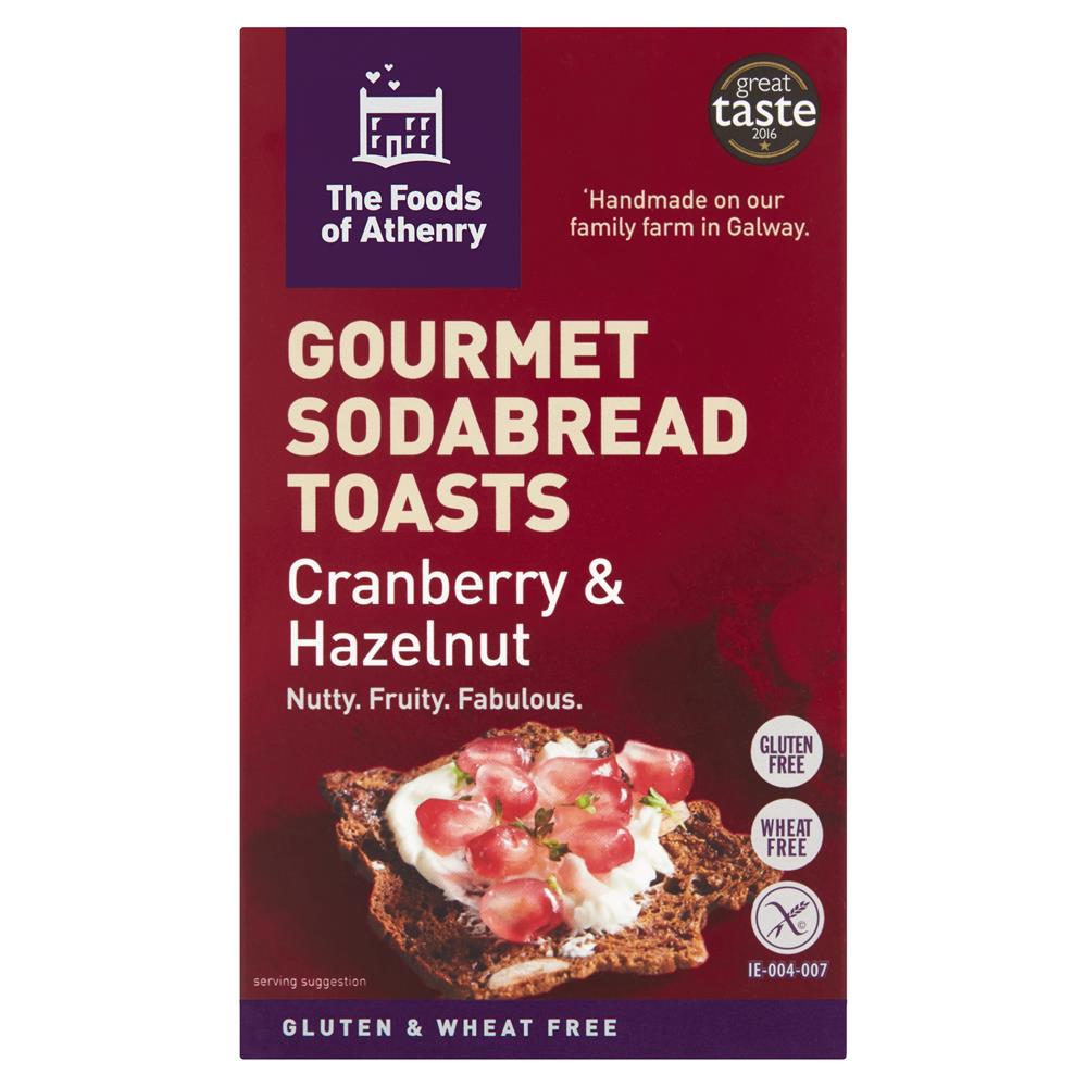 GF Cranberry & Hazelnut Toasts 110g