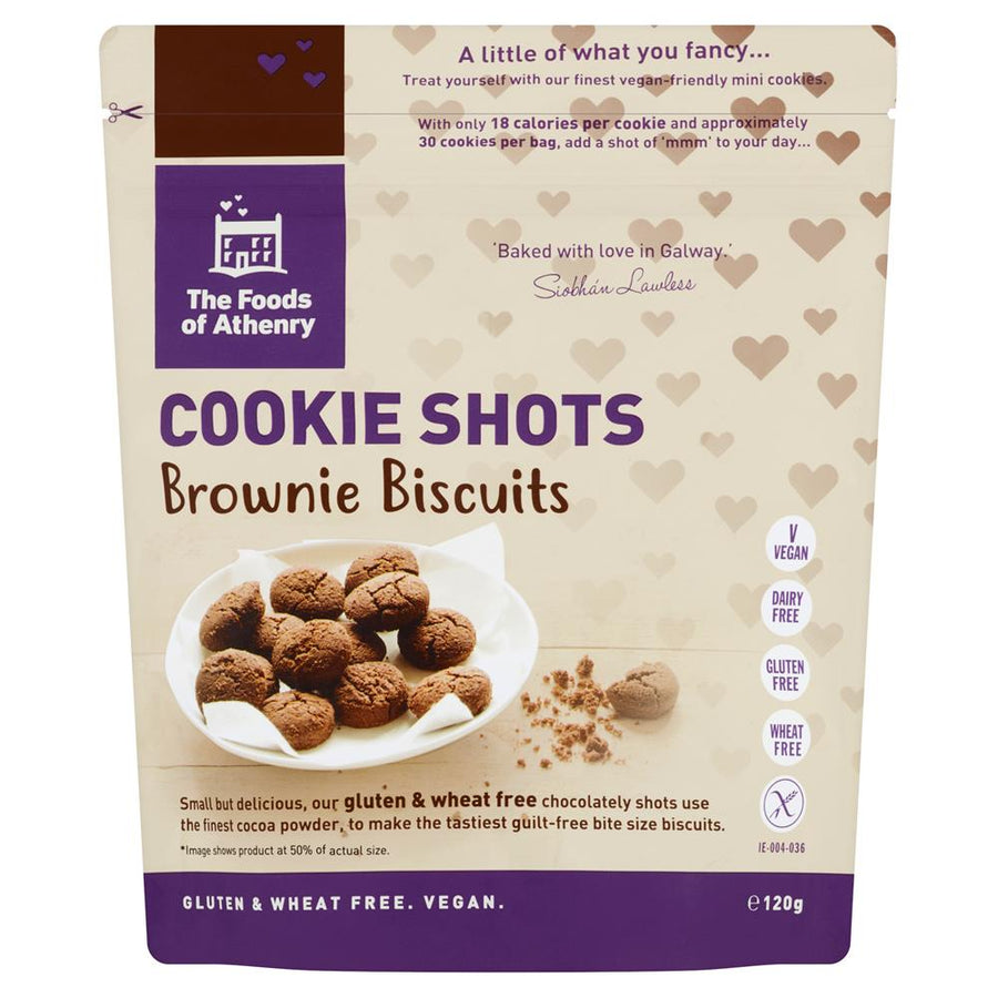 The Foods Of Athenry Gluten Free Brownie Cookie Shots 100g