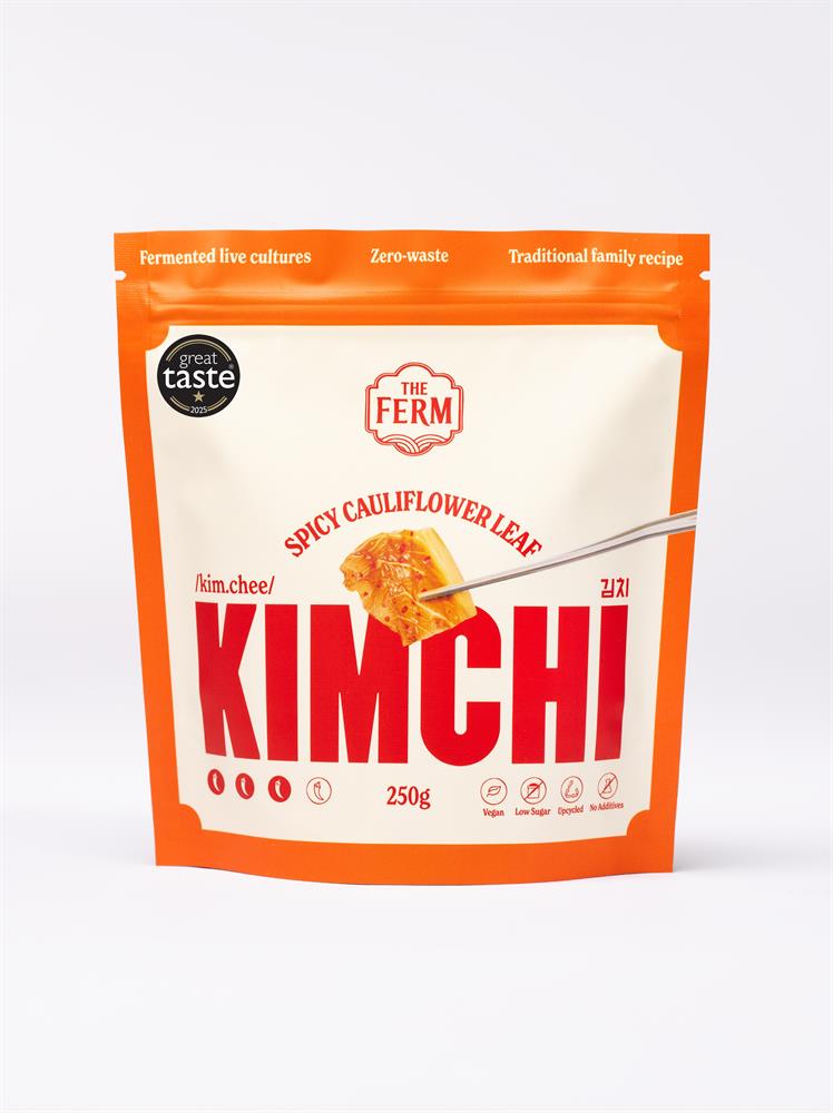 The Ferm Spicy Cauliflower Leaf Kimchi 250g
