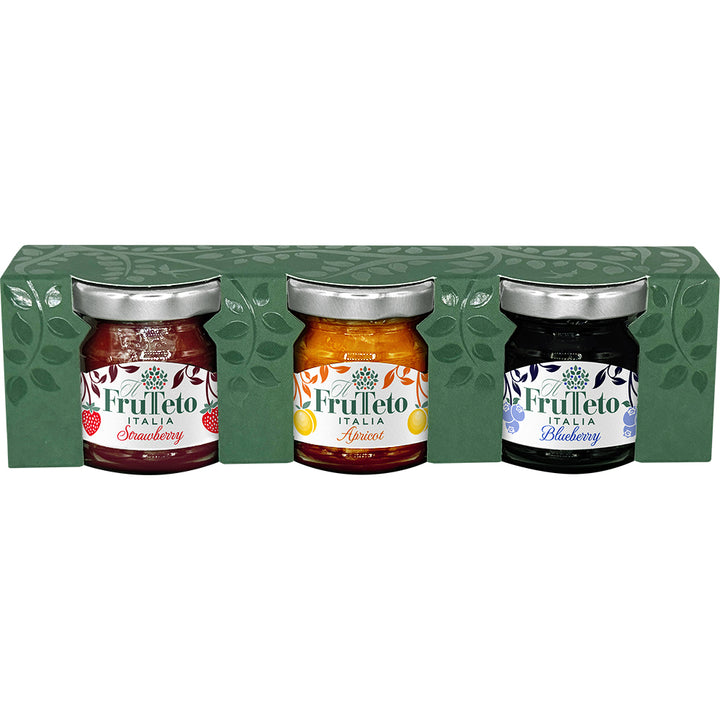 Frutteto Italia TRIO Christmas Gift Set of Organic Fruit Spreads