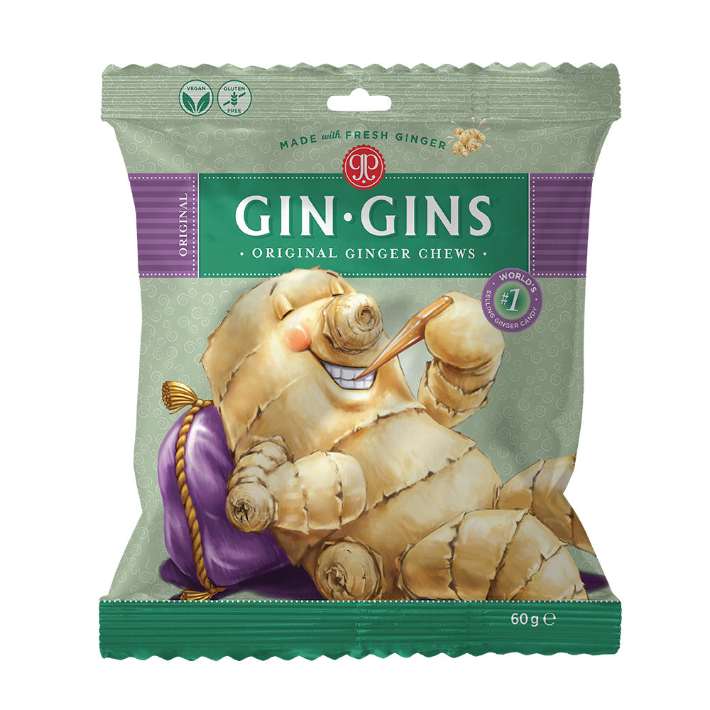 Gin Gins Original Chewy candy 60g bag