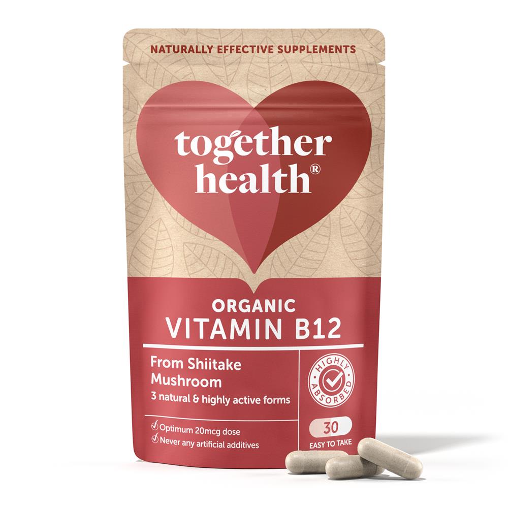 Together Organic Mushroom Vitamin B12 30 Caps