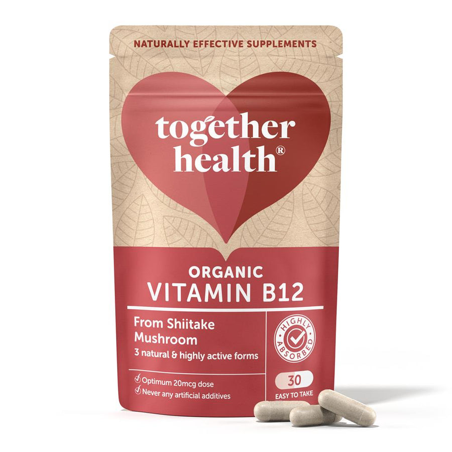 Together Organic Mushroom Vitamin B12 30 Caps
