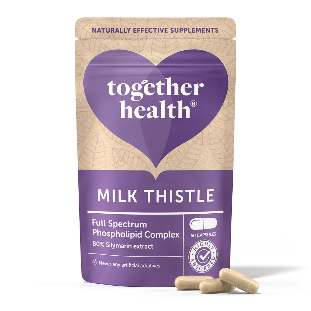 Together Milk Thistle Full Spectrum Food Supplement 60 Capsules
