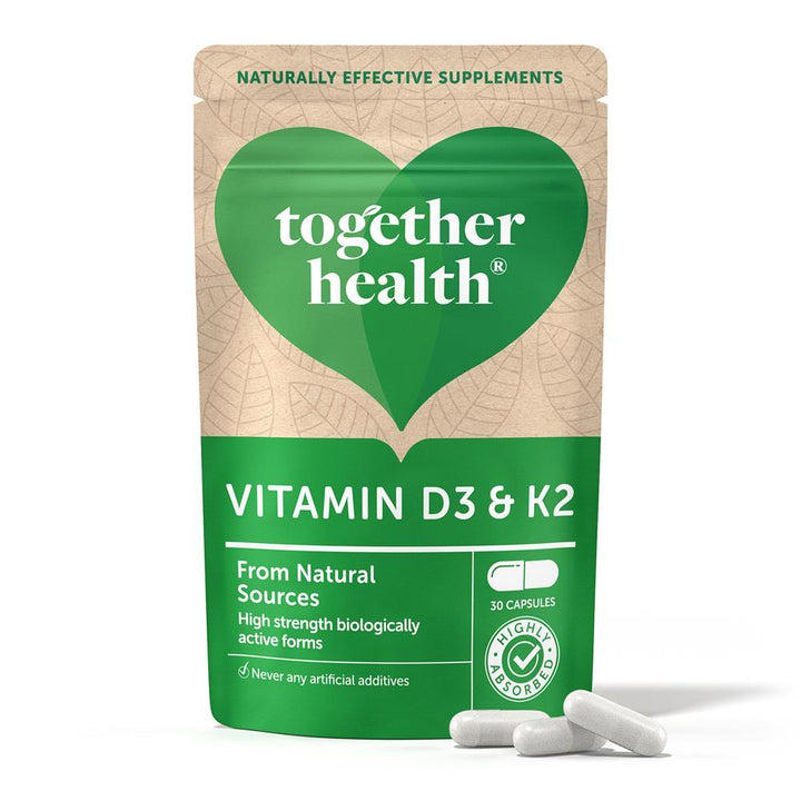 Together Vitamin D3 & K2 MK7 form 3000iu 30 Capsules