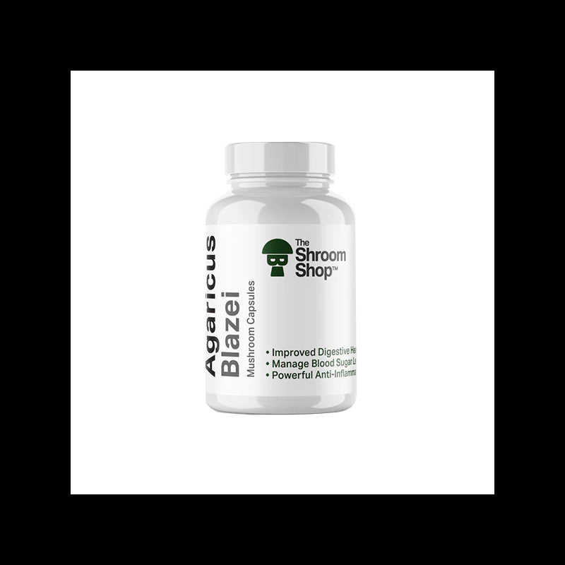 The Shroom Shop Agaricus Blazei 45000mg Capsules - 90 Caps