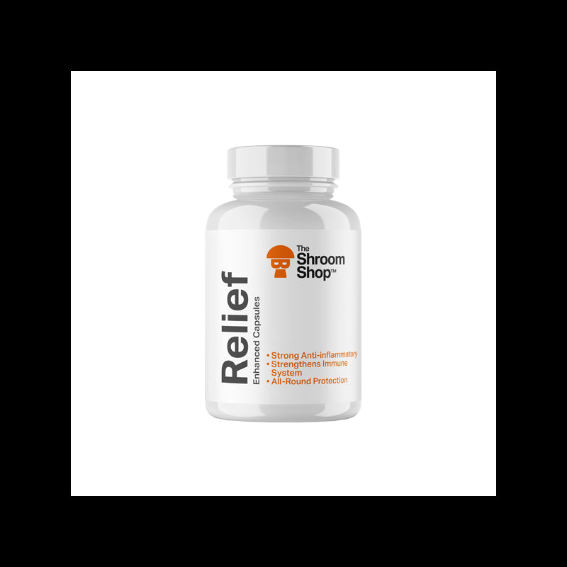 The Shroom Shop Enhanced Relief 67500mg Capsules - 90 Caps
