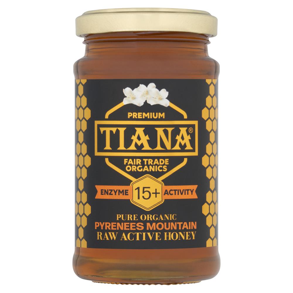 Organic raw Pyrenees mountain honey with activity rating 15+