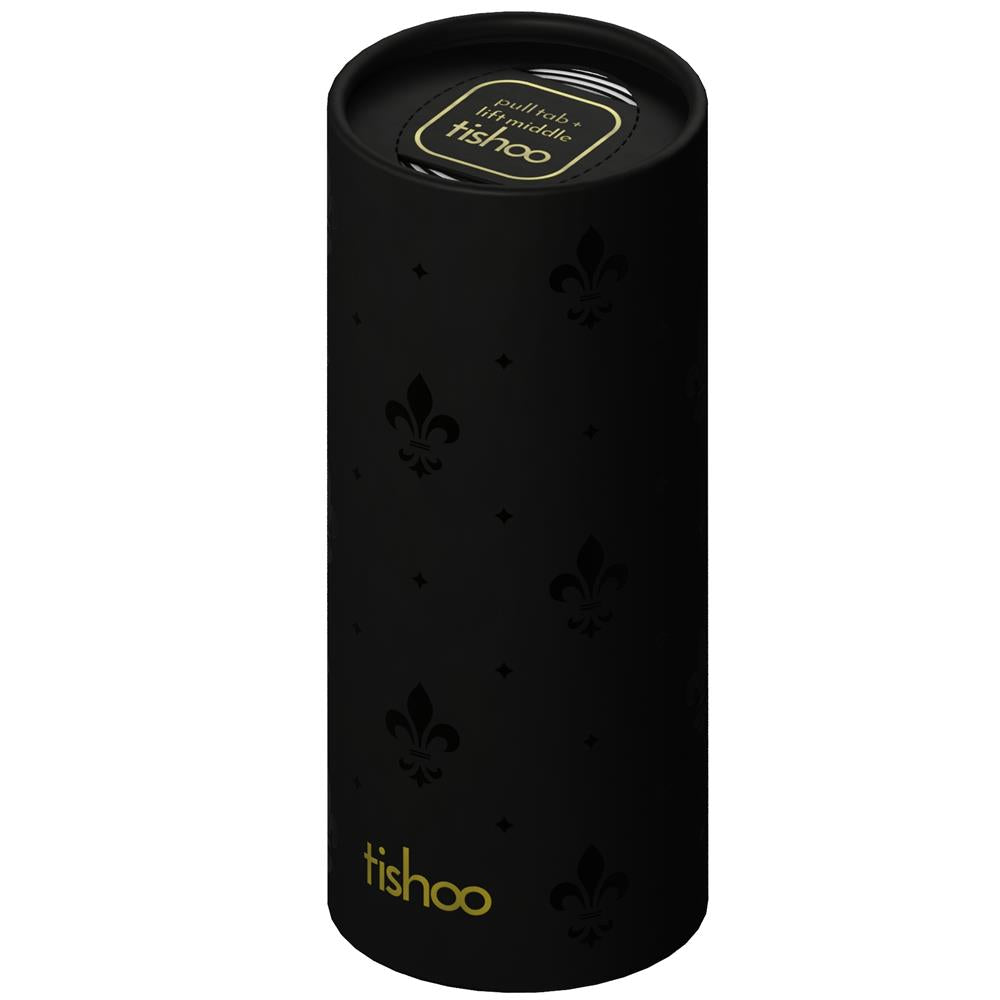 Tishoo Luxury Facial Tissues w/ Hyaluronic Acid 4-ply 40 shts Blk