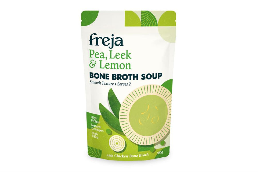 Freja Pea Leek & Lemon Bone Broth Soup 560g