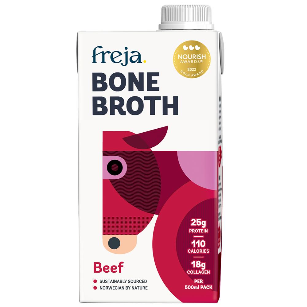 Freja Sipping Bone Broth Beef 500ml