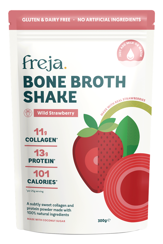 Freja Collagen Protein Shake Strawberry 300g