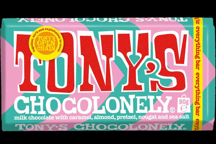 Tony's Chocolonely Milk Everything bar 90