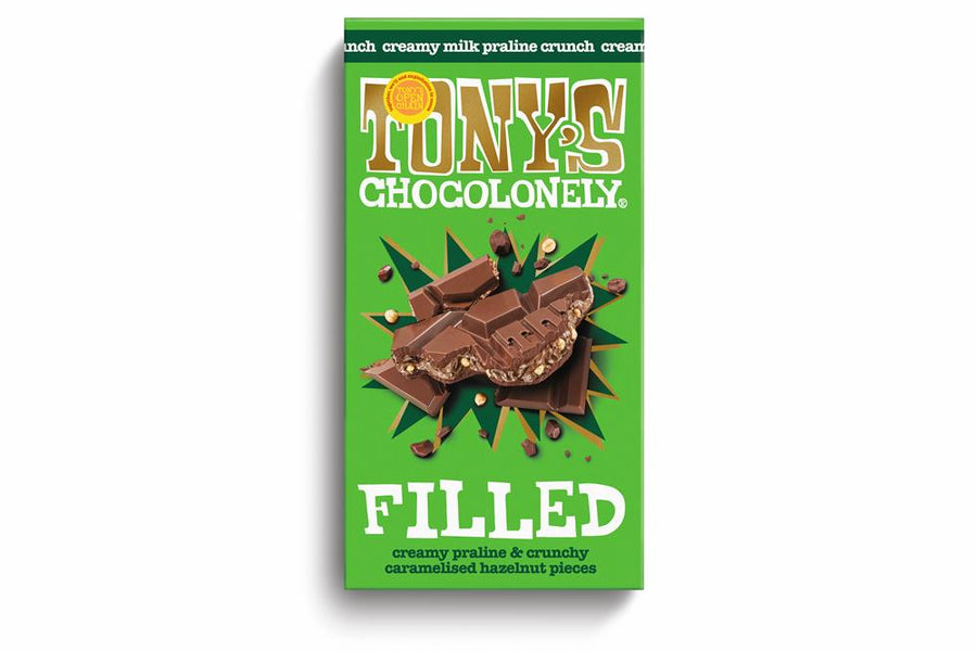 Tony's Filled Praline Bar 127g