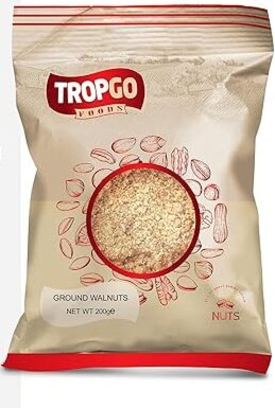 Tropgo Ground Walnuts 200g
