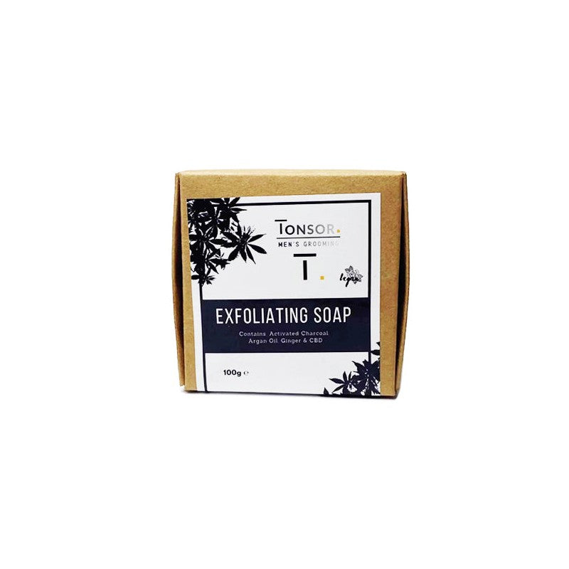 Tonsor Men's Grooming Exfoliating CBD Soap