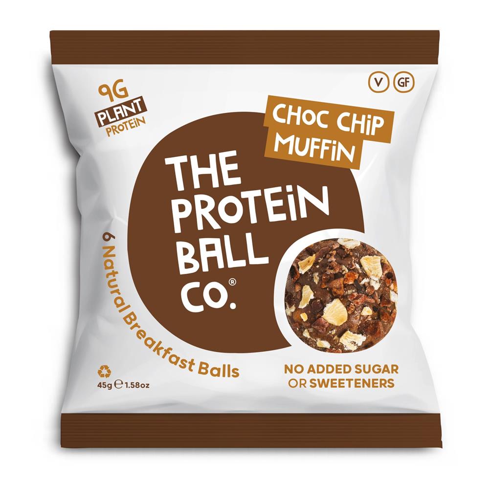 Choc Chip Muffin Protein Breakfast Snack 45g