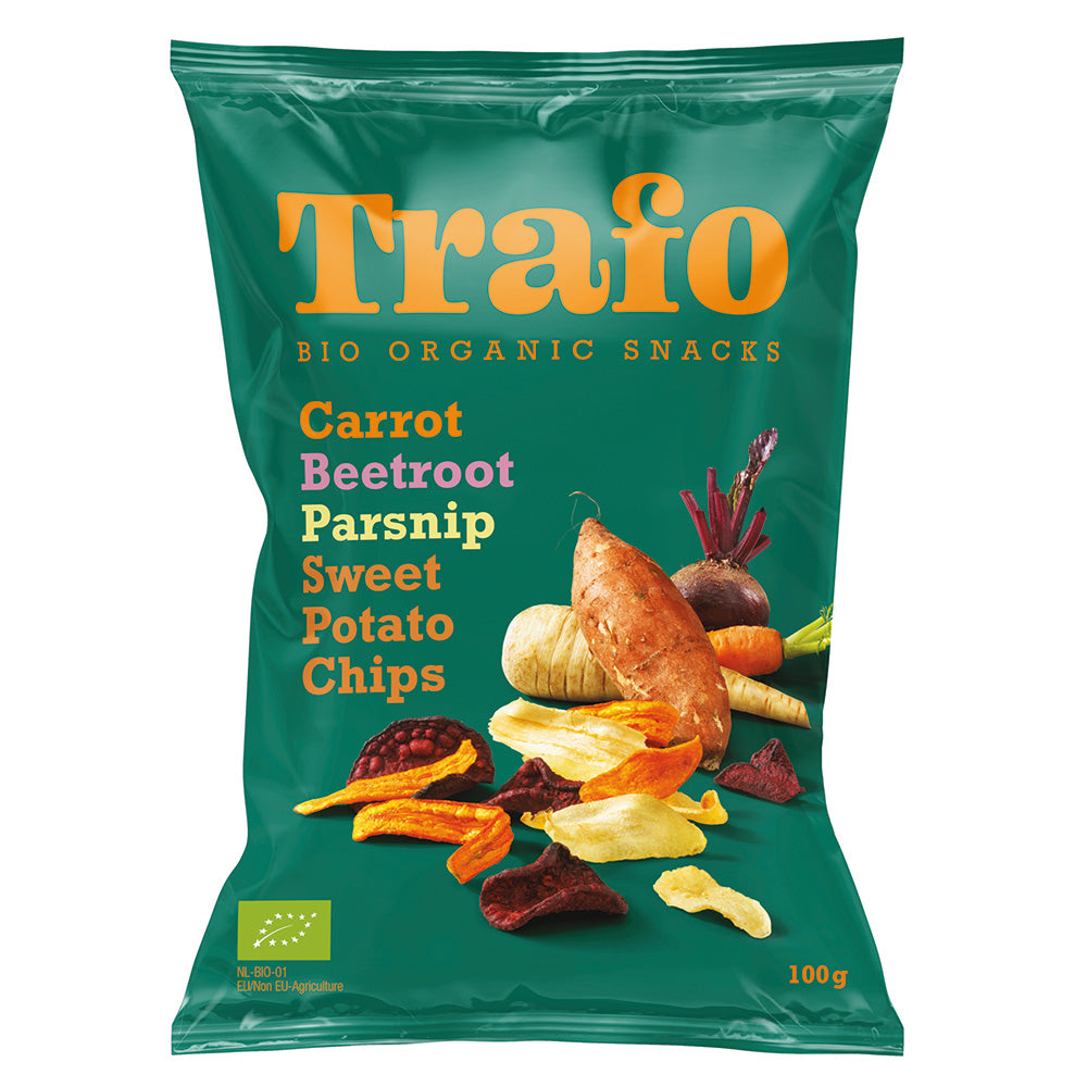 Organic 4 Vegetable Crisps 100g