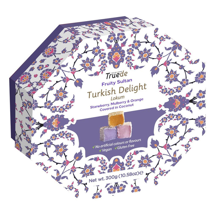 Strawberry Mulberry and Orange Fruity Sultan Delight 300g