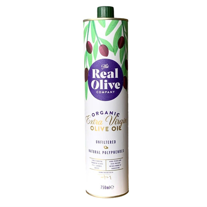 Organic Unfiltered Extra Virgin Olive Oil 750ml