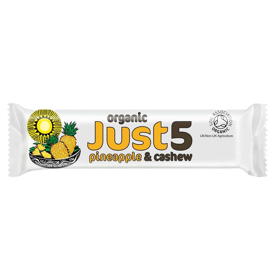 Vegan Organic Pineapple & Cashew Bar 40g