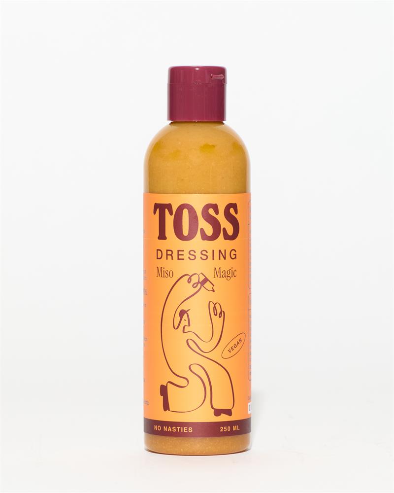 TOSS Miso Magic Salad Dressing - gluten free RSF vegan 250ml
