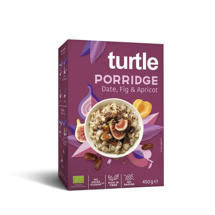 Turtle Organic Porridge Date Fig Apricot 450g