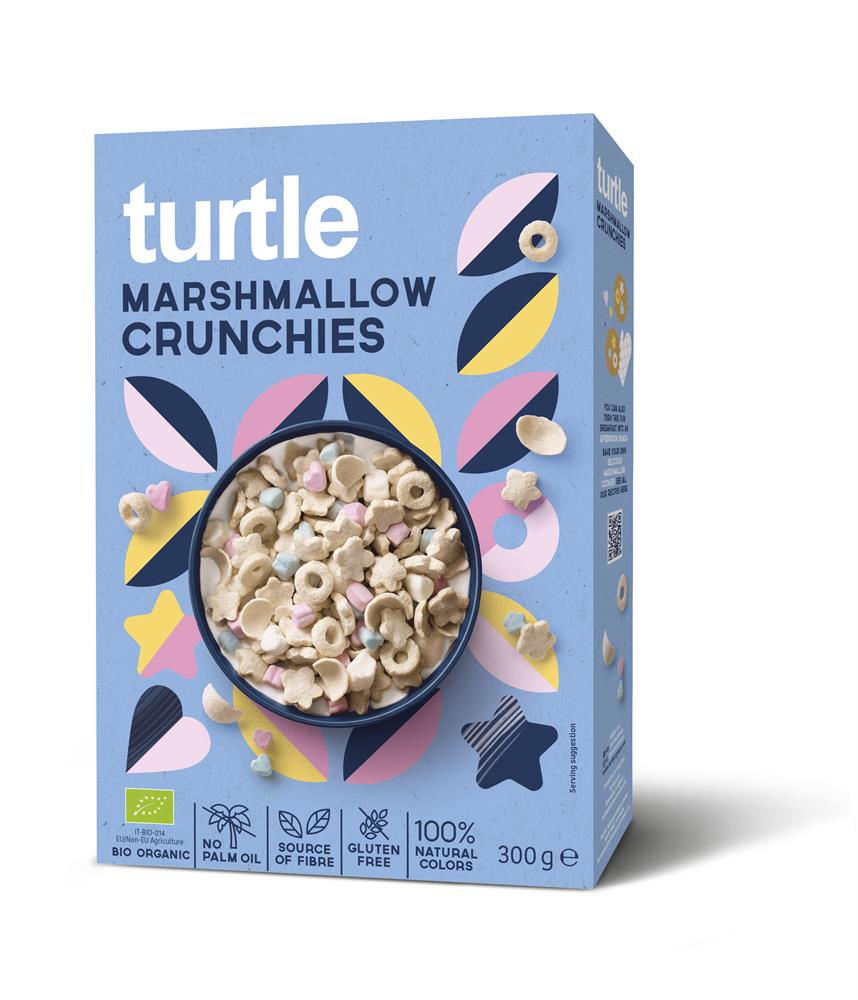 Turtle Marshmallow Crunchies 300g Organic & Gluten free