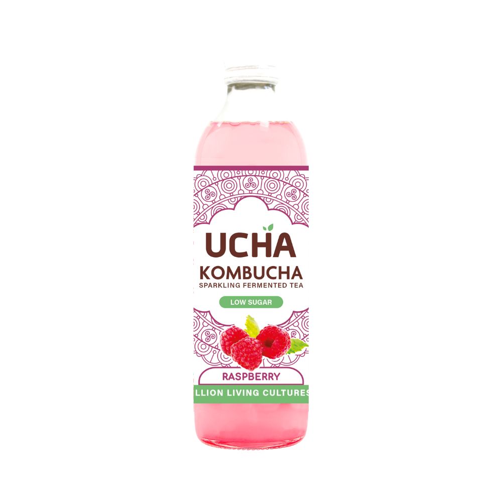 Ucha Kombucha Raspberry 350ML